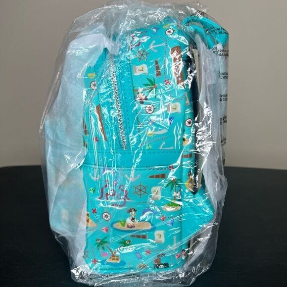 NEW Loungefly Pirate Mickey and Friends AOP Mini Backpack 3 main image 6